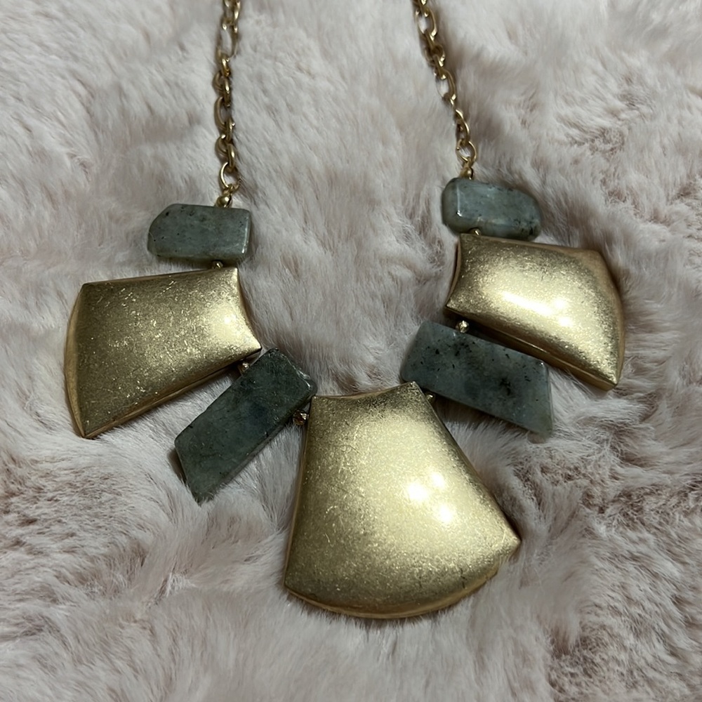 Semi Precious Stone Adjustable Necklace Anthropologie